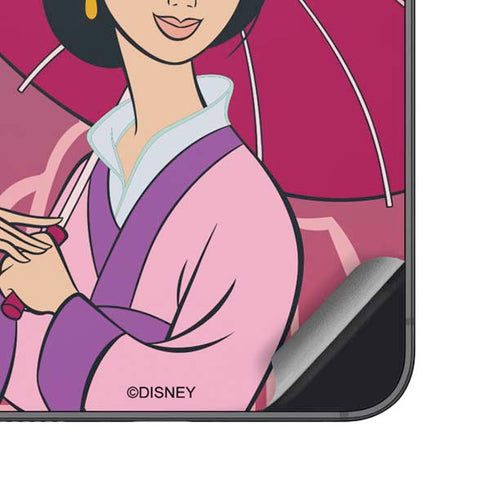 Disney Mulan with Umbrella Galaxy S25 Skin